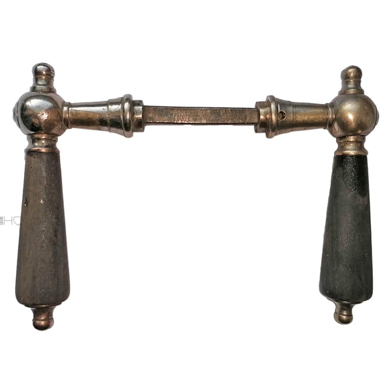 Türdrücker antik Kugel Türklinken vernickelt alt 15.2mm 8.5er Vk