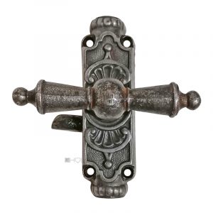 Basküle antik Fenstergetriebe alt Perle Fenstergriff Einreiber links