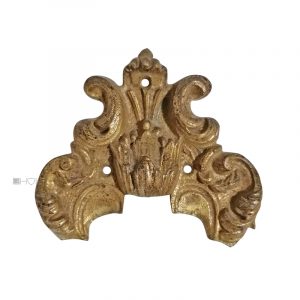 Möbel Bronze Beschlag feuervergoldet Barock 8cm