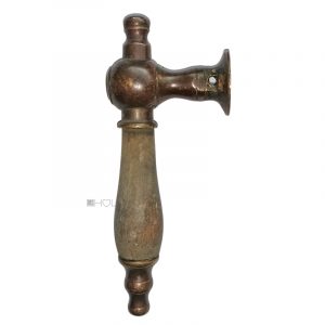 Türdrücker Kastenschloss antik Kugel Birne alt 7.5er Vk