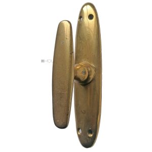 Basküle Fenstergetriebe Jugendstil oval alt Fenstergriff 85/142