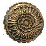 Türknauf antik Fensterknauf groß Blüte alt 400gr. 67mm