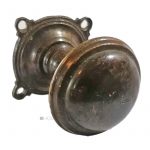 Jugendstil Türknauf Türgriff alt Messing Tür Ziehgriff 43mm