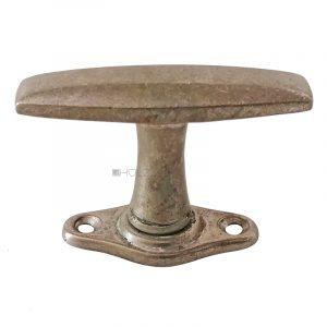 Fensterolive Bauhaus Fenstergriff Art Deco Polygon alt 43mm