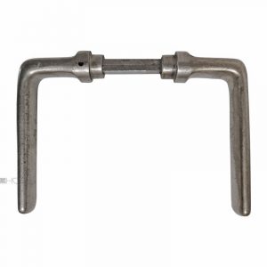 Bauhaus Türdrücker vernickelt oval Türklinke alt 16mm 8er Vk