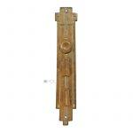 Langschild Jugendstil alt Avantgarde Doppelschloss 40/108