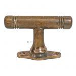 Jugendstil Fensterolive Stab Ringe Fenstergriff alt 81mm 43