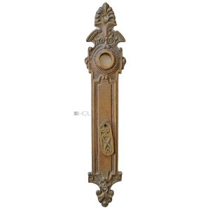 Langschild antik Gründerzeit alt Palmette 16.3 mm 104