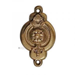 Schlüsselschild alt antik prächtig Tür Messing Gründerzeit