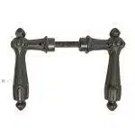 Große Türdrücker antik Kreis Türklinken Haustür 23.2mm 10er Vk