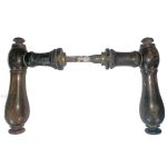 Langschild antik Eisen Engel alt Türdrücker 19.9 mm 72
