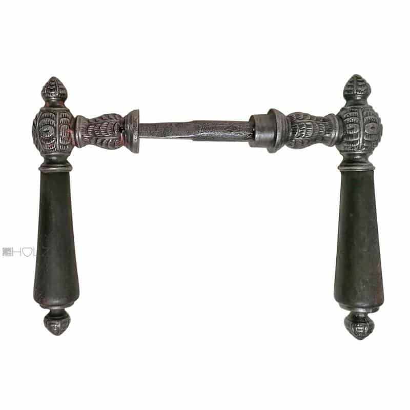 Antik Kastenschloss Türdrücker Türklinken Schuppen alt 8er Vk