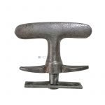 Fensterolive 1920er Fenstergriff alt Vorreiber Doppelreiber 14mm