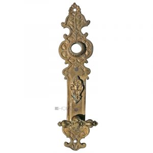 Langschild antik Gründerzeit Nachtriegel alt 16mm 72