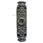Basküle antik Fenstergetriebe Kasten alt Jugendstil floral 126mm