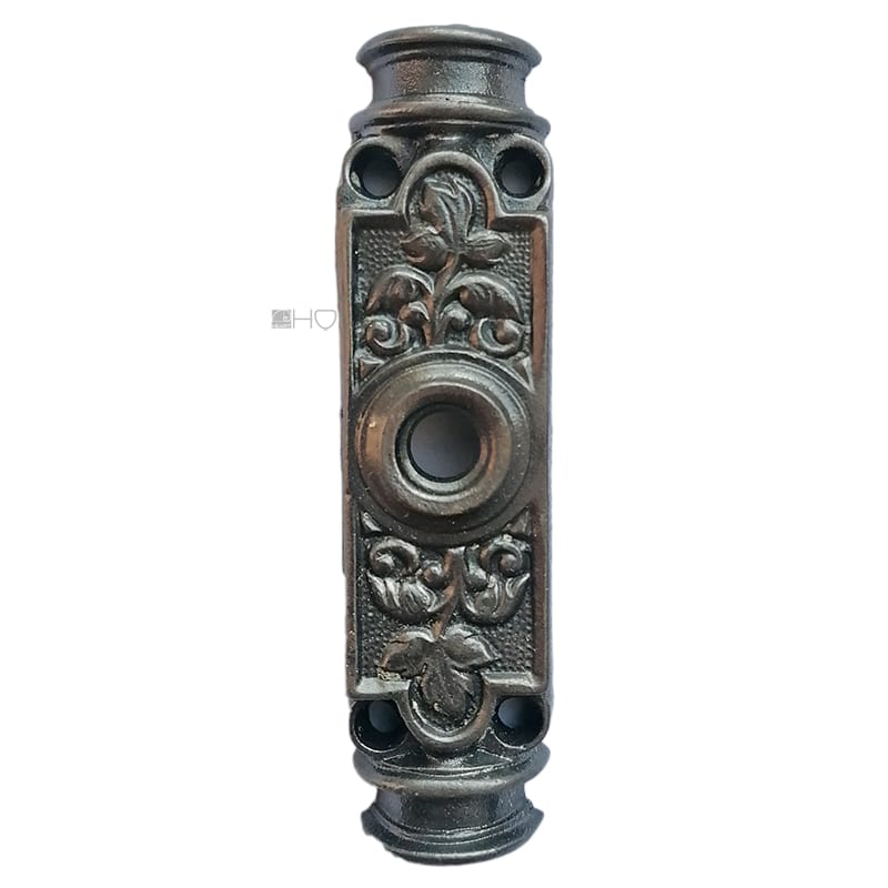 Basküle antik Fenstergetriebe Kasten alt Jugendstil floral 126mm