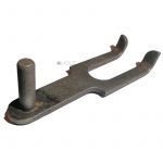 Stützkloben Tür Mauerkloben Stahl alt Türkloben 16cm 13er Dorn