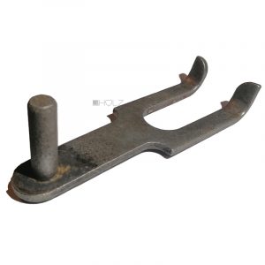 Stützkloben Tür Mauerkloben Stahl alt Türkloben 16cm 13er Dorn