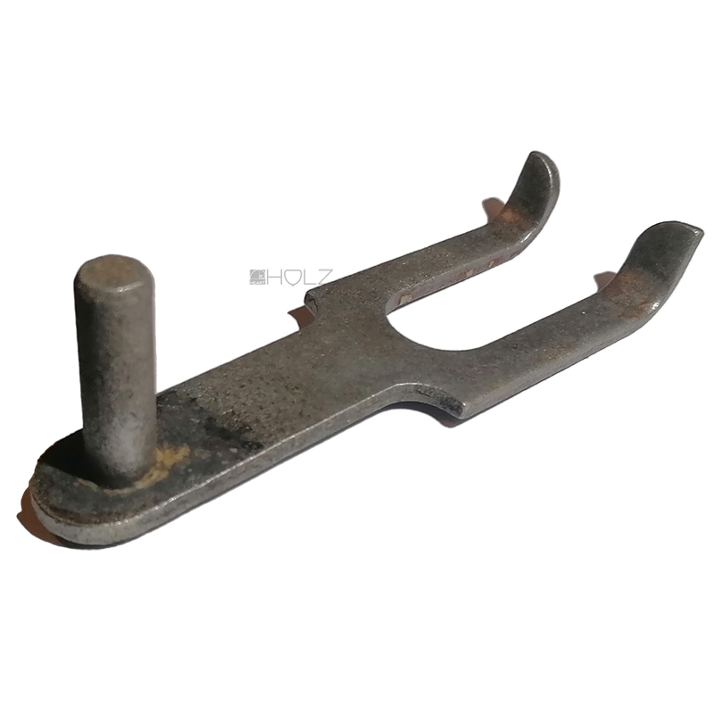 Stützkloben Tür Mauerkloben Stahl alt Türkloben 16cm 13er Dorn