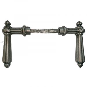 Türdrücker antik Flecht Eisen Türklinken alt 19mm 10er Vk