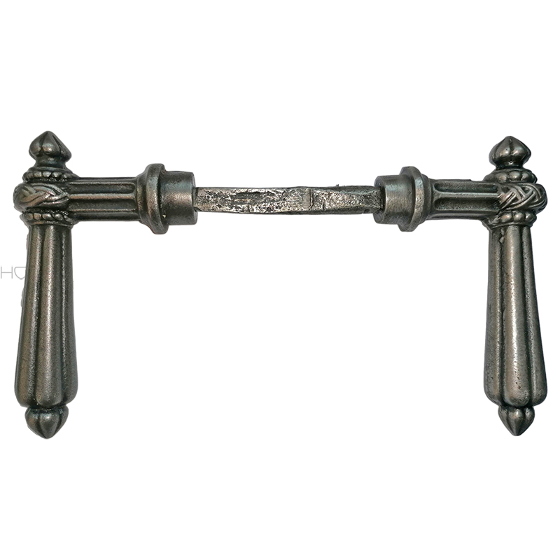 Türdrücker antik Flecht Eisen Türklinken alt 19mm 10er Vk