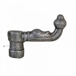 Fenster Vorreiber antik Eisen alt Fensterriegel 57mm Reibhöhe 16
