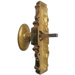 Fenstergriff Stil Basküle antik prächtig Messing 7er Vierkant 850gr.