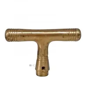 Jugendstil Fensterolive Ringe alt Messing Fenstergriff 82mm