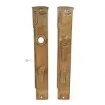 Langschilder Jugendstil alt Avantgarde Doppelschloss Eingang 16mm