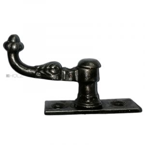 Fenster Vorreiber antik Gusseisen Blatt Fensterriegel alt Drehriegel Platte 15