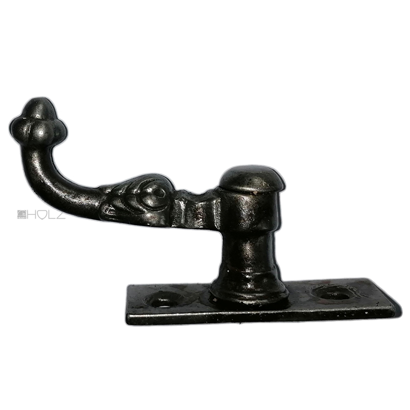 Fenster Vorreiber antik Gusseisen Blatt Fensterriegel alt Drehriegel Platte 15