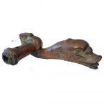 Türdrücker antik groß Haustür alt Schwan 21mm 10er Vk