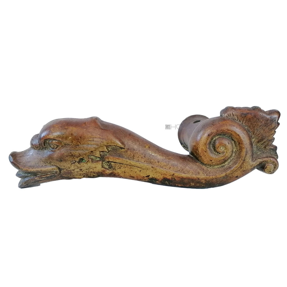 Türdrücker antik groß Haustür alt Schwan 21mm 10er Vk