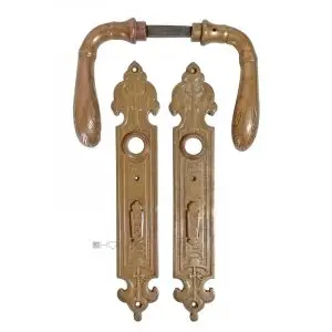Drückergarnitur Tür Jugendstil floral Türklinken 8er Vk 76