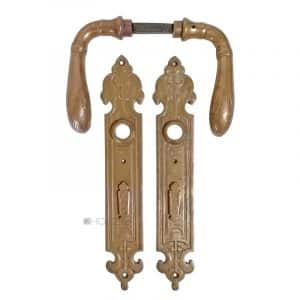 Drückergarnitur Tür Jugendstil floral Türklinken 9er Vk 78