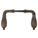 Türdrücker antik Jugendstil polygon Birne alt 15.1mm 8.5er Vk