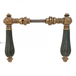 Türdrücker antik Würfel Blüte alt Türklinken 15.8mm 8er Vk