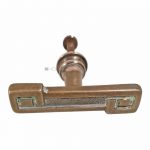 Jugendstil Fensterknauf Fenstergriff alt Avantgarde 88mm