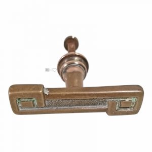 Jugendstil Fensterknauf Fenstergriff alt Avantgarde 88mm