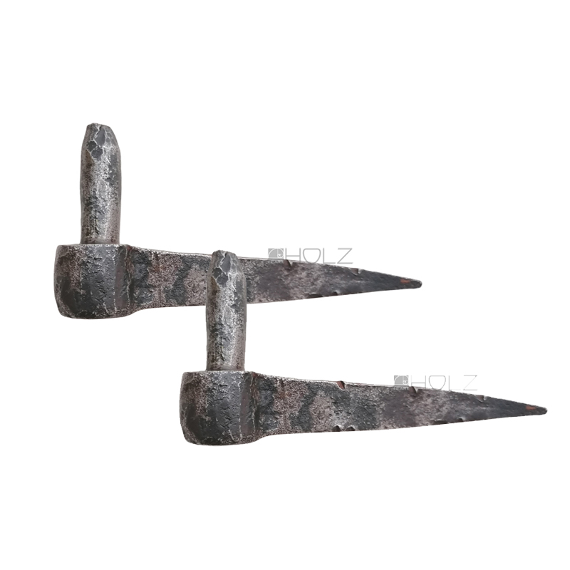 Stützkloben Türband Torband Eisen alt Mauerkloben Türkloben Paar 14mm
