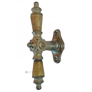 Fensterolive antik Würfel Zink alt Fenstergriff 119/62/43