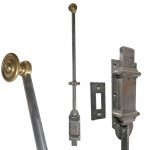 Schieberiegel antik Tür Feststeller alt Türriegel 61cm