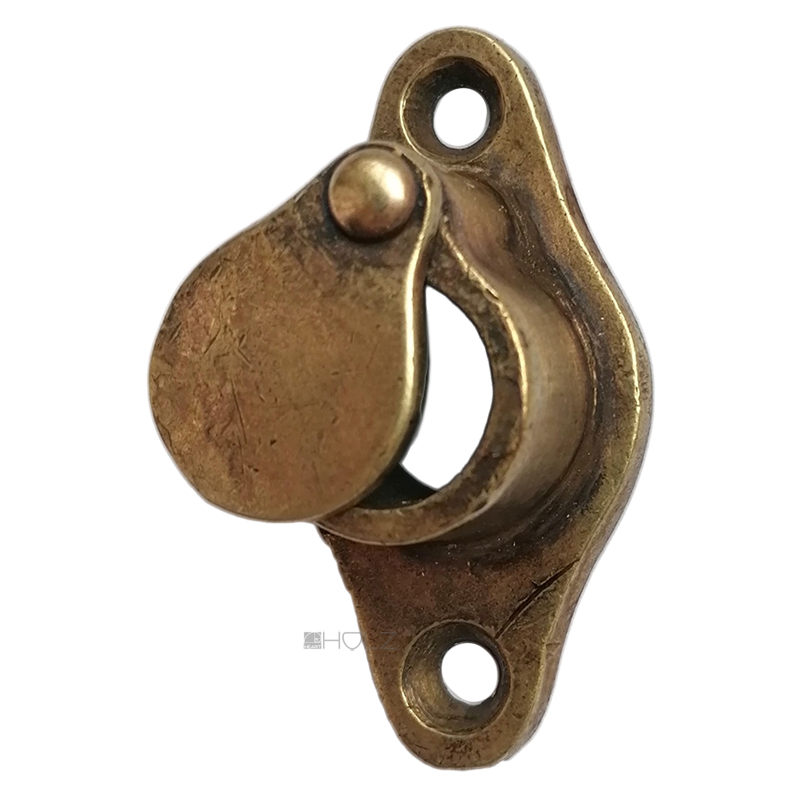 Türspion Jugendstil Messing alt Spion Tür 60/15mm