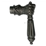 Türgriff Türdrücker antik Ritter Handschuh Gauntlet Eisen alt rechts