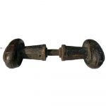 Bronze Türknauf antik groß Haustür Garnitur alt 10.5er Vk 1,8kg