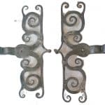 S-Bänder antik Türbänder alt geschmiedet 17er Dorn 40