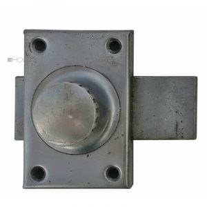 Tür Drehriegel alt 1930er Stahl Frankreich 40x60mm