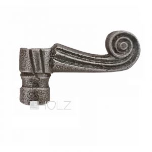 Vorreiber antik Fensterreiber Fensterriegel alt Volute 55mm 11