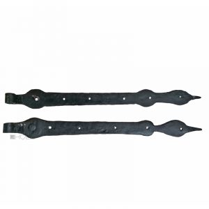 Tür Tor Langbänder geschmiedet alt 68cm 19er Dorn