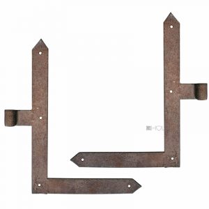 Tor Tür Winkelbänder alt Stahl Türbänder 59cm 21er Dorn